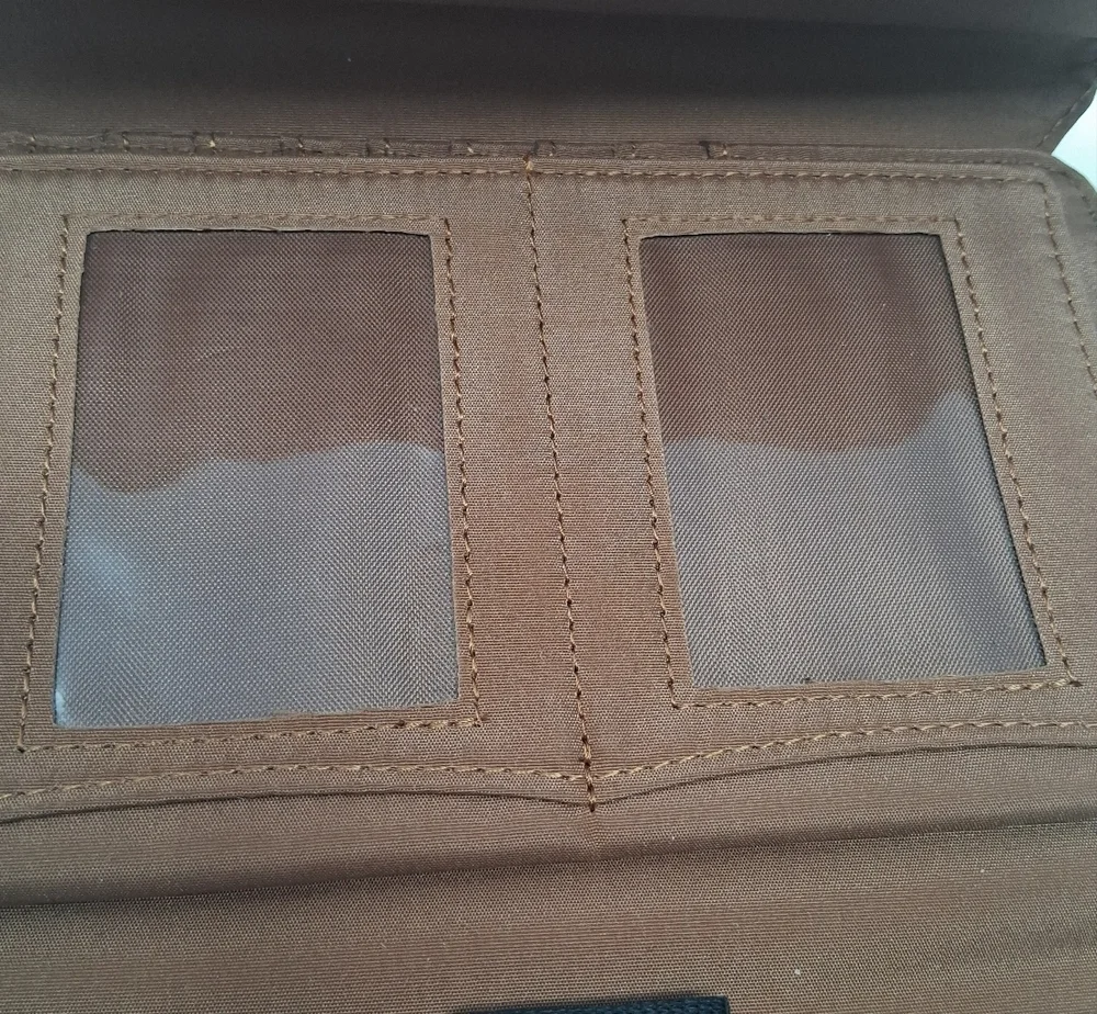 Vintage-Inspired Stamp Print Clutch       Size 7.5